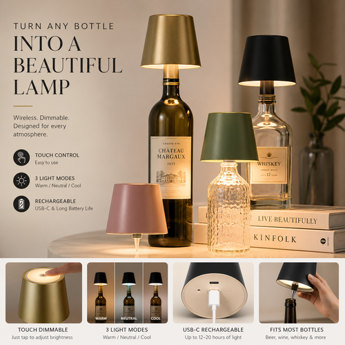 BottleGlow™ | Wireless Bottle Lamp
