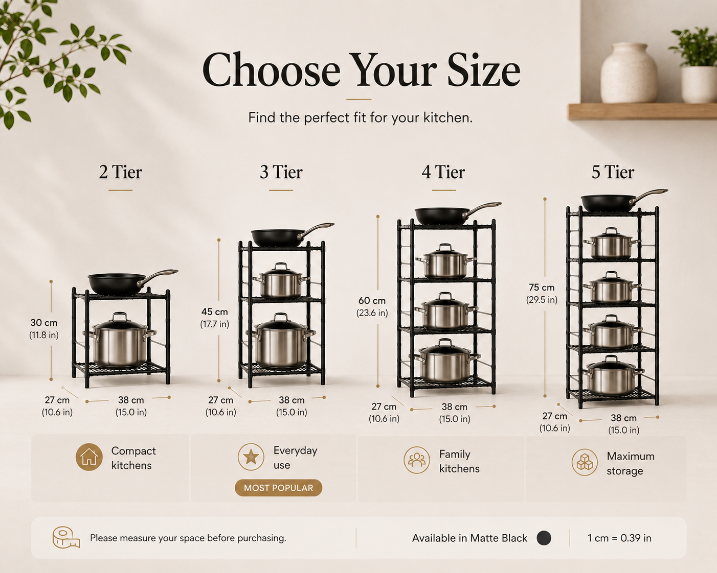 Adjustable Pot & Pan Organizer